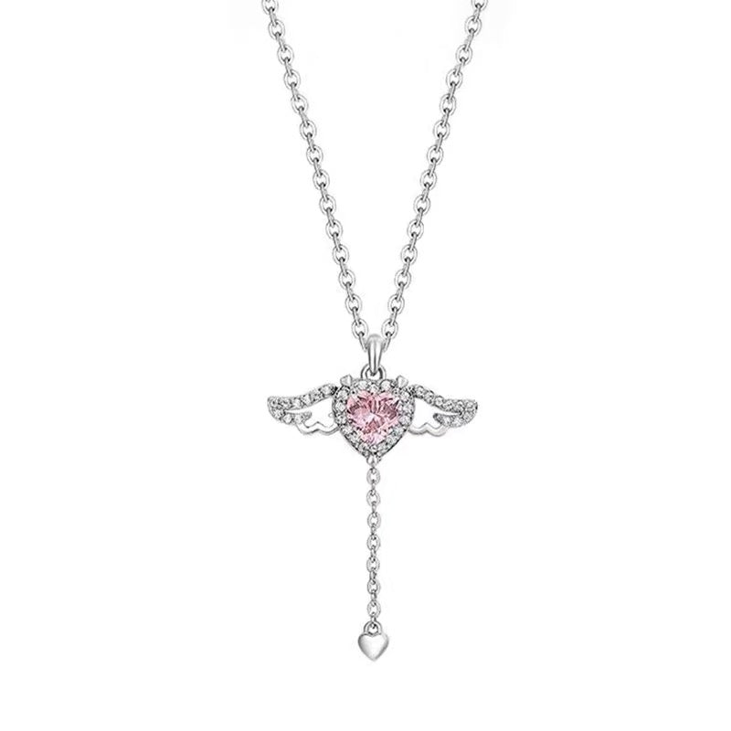 Hearty Swing Wing S925 Necklace