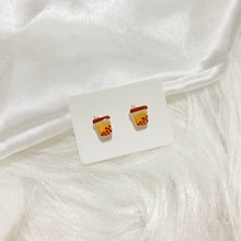 Load image into Gallery viewer, Singapore Edition S925 Premium Bubble Tea Earring