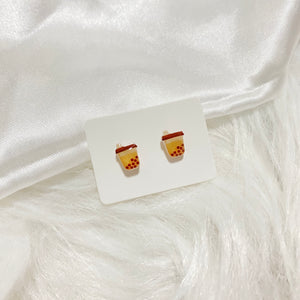 Singapore Edition S925 Premium Bubble Tea Earring