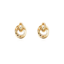 Load image into Gallery viewer, Abbey Retro Double Hoop Earrings