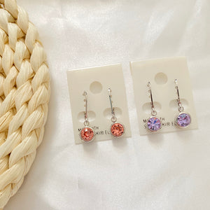 Donna Silver Dangling Earrings