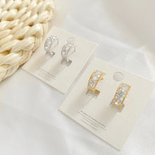 Load image into Gallery viewer, Ada Premium Hoop Zirconia Earrings