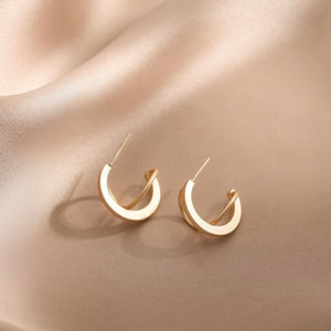 Bella S925 Premium Double Round Earrings